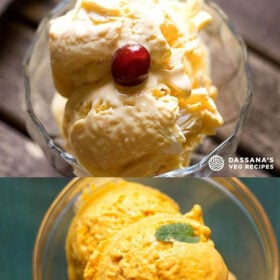 Mango Ice Cream (2 Easy Variations)